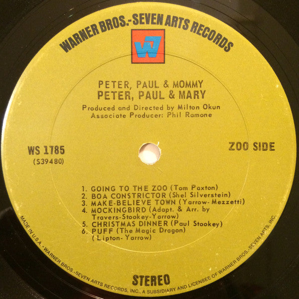 Peter, Paul And Mary* : Peter, Paul And Mommy (LP, Album, Pit)