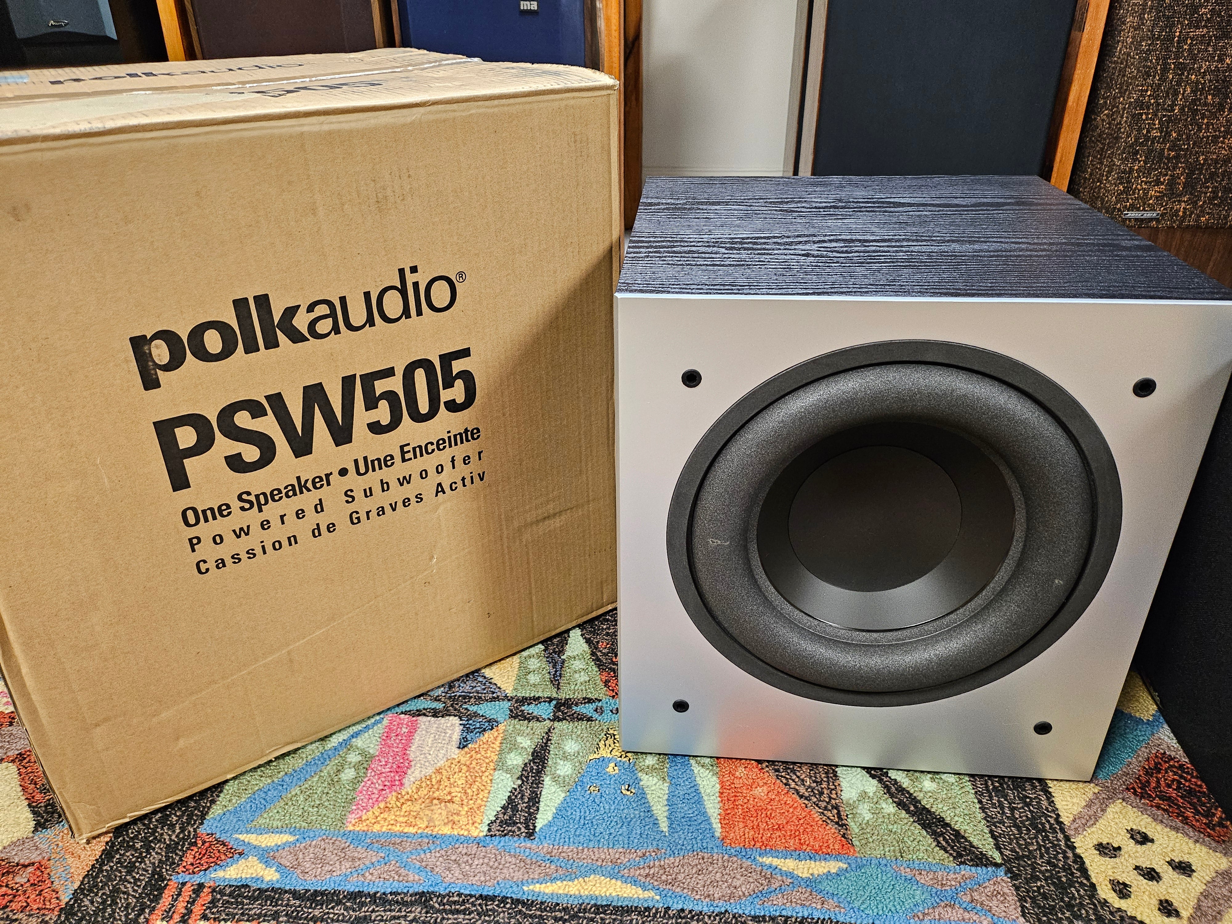 Vintage Polk Audio PSW404 Powered Subwoofer good