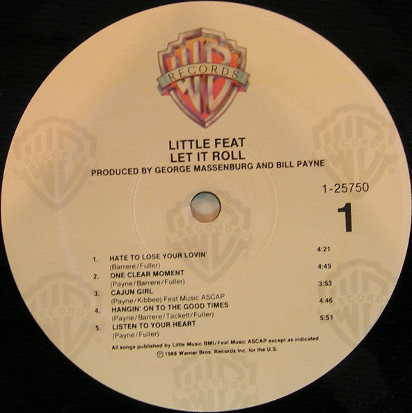 Little Feat : Let It Roll (LP, Album, Spe)