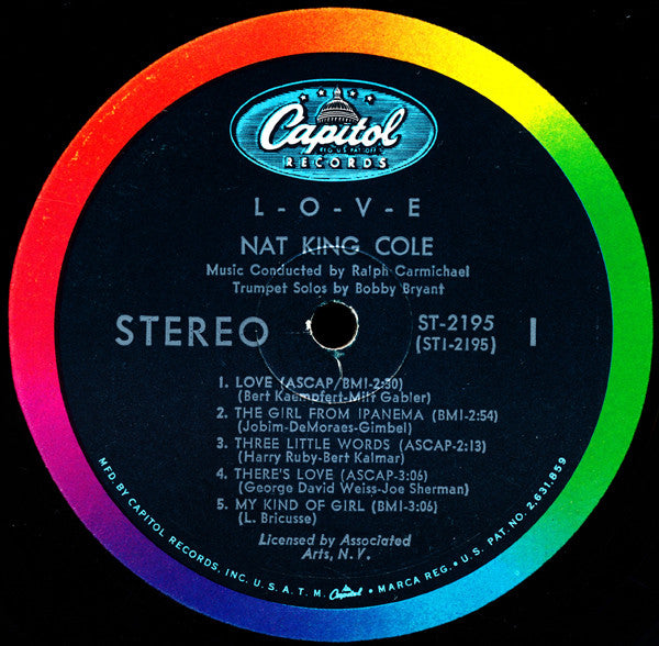 Nat King Cole : L-O-V-E (LP, Album)