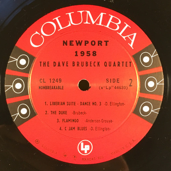 The Dave Brubeck Quartet : Newport 1958 (LP, Album, Mono)