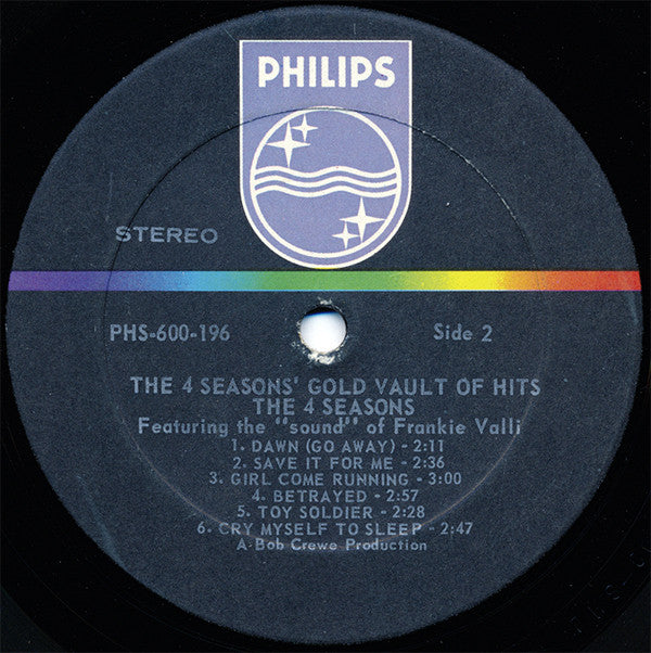 The 4 Seasons* : The 4 Seasons' Gold Vault Of Hits (LP, Comp, RE, RP, Mer)