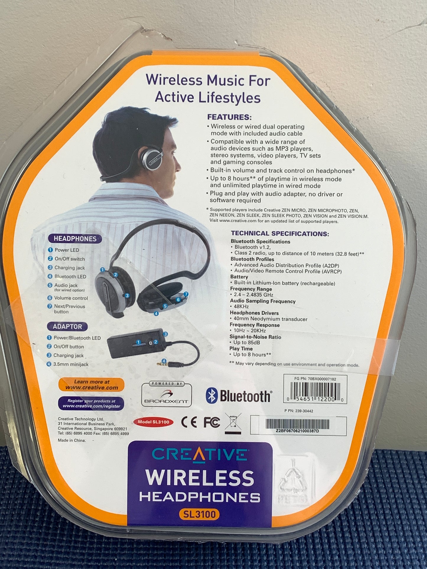 Creative SL 3100 Wireless Headphones