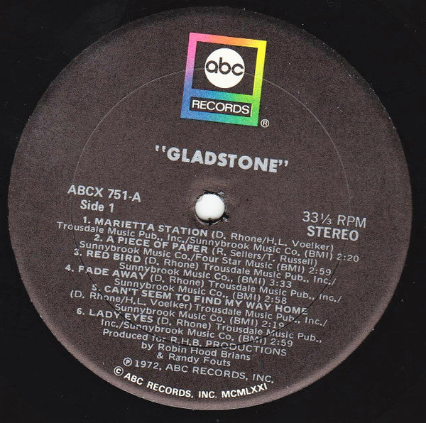 Gladstone : Gladstone (LP, Album)