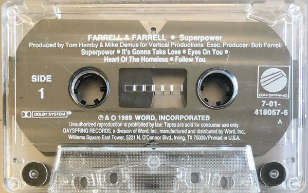 Farrell & Farrell* : Superpower (Cass, Album)