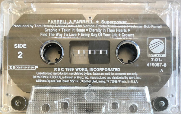 Farrell & Farrell* : Superpower (Cass, Album)