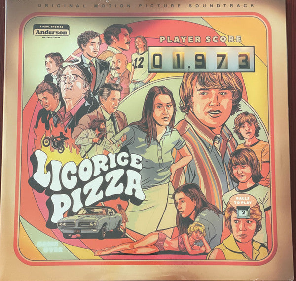 Various : Licorice Pizza (Original Motion Picture Soundtrack) (2xLP, Comp, Ltd, Red)