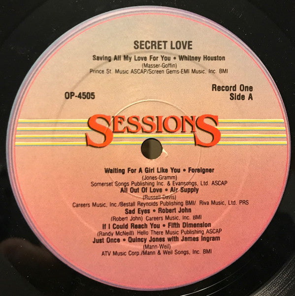 Various : Secret Love (4xLP, Comp)