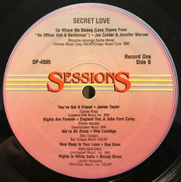 Various : Secret Love (4xLP, Comp)