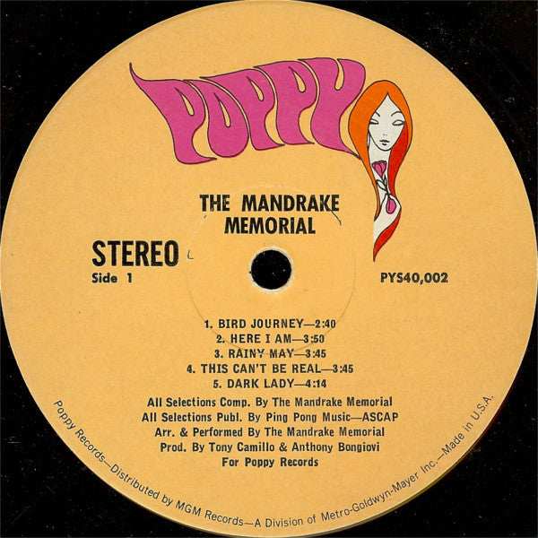 The Mandrake Memorial : The Mandrake Memorial (LP, Album, MGM)