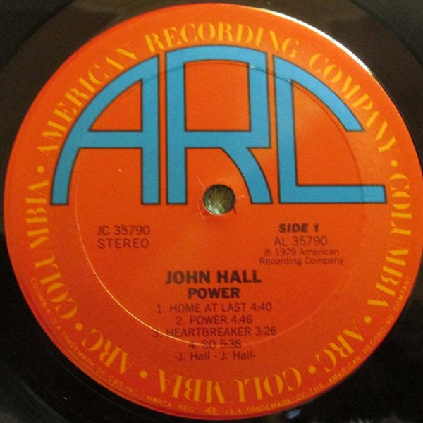 John Hall* : Power (LP, Album, San)