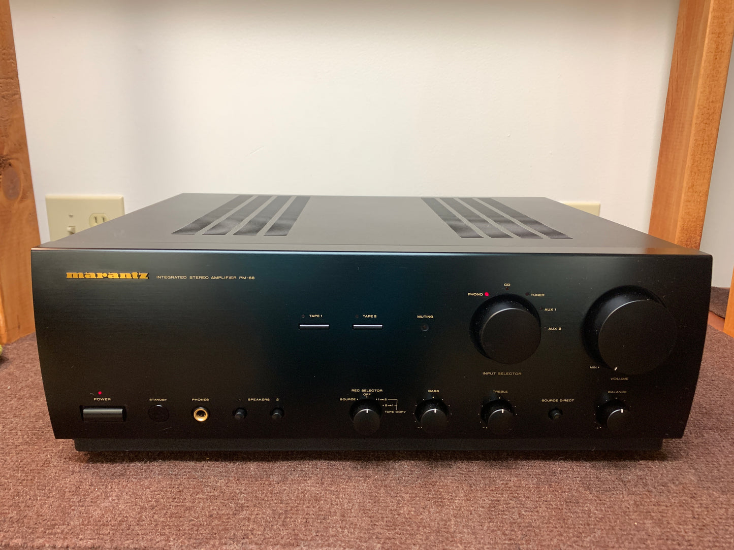 Marantz Integrated Amp PM-68 * Box