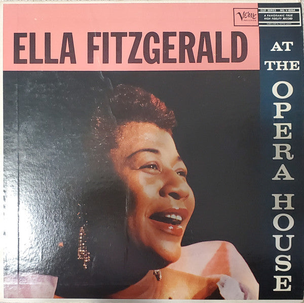 Ella Fitzgerald : Ella Fitzgerald At The Opera House (LP, Album, Mono, RP, Pub)