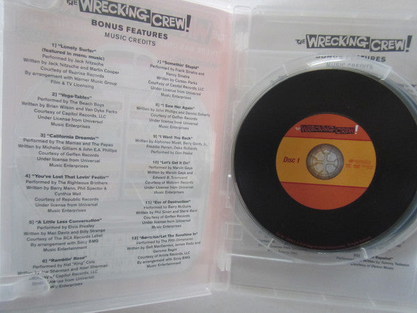 Various : The Wrecking Crew! There Was Only One Band Behind Them All (DVD, NTSC, Mus)