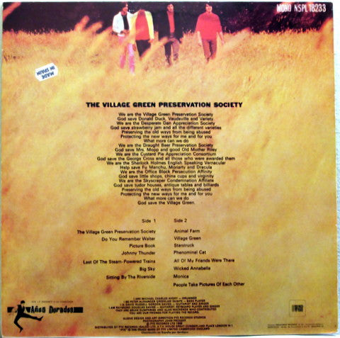 The Kinks : Are The Village Green Preservation Society (LP, Album, RE)