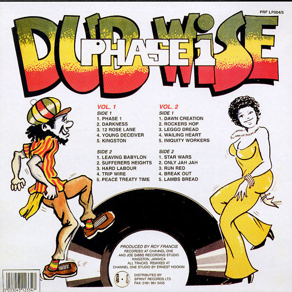 Roy Francis : Phase 1 Dub Wise Vol. 1&2 (2xLP, Comp, RE)