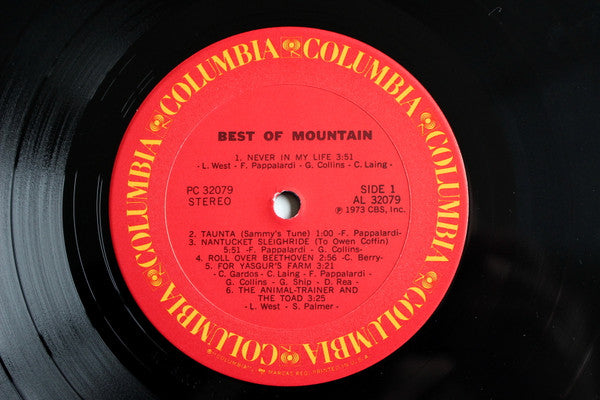 Mountain : The Best Of Mountain (LP, Comp, RE, Pit)