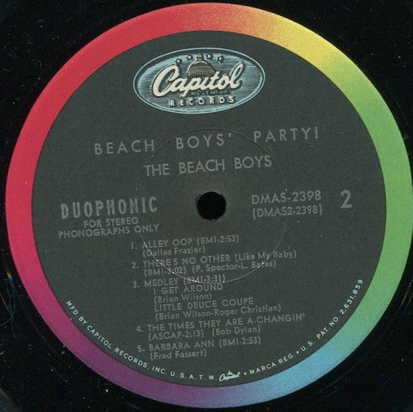 The Beach Boys : Beach Boys' Party! (LP, Album, Duo)