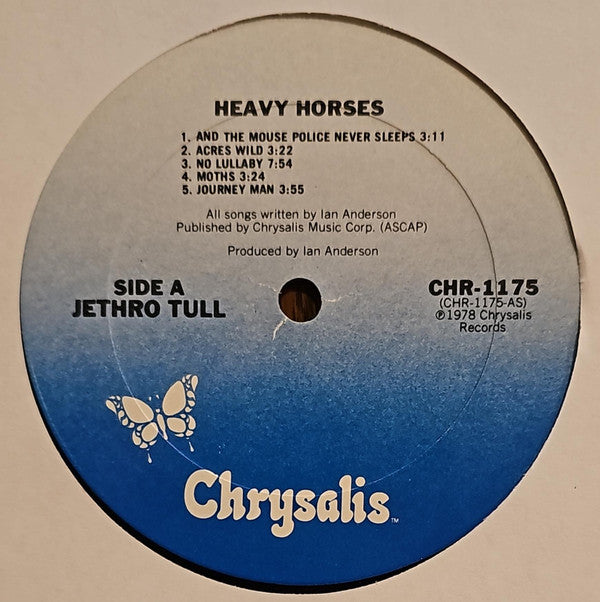 Jethro Tull : Heavy Horses (LP, Album, SXT)