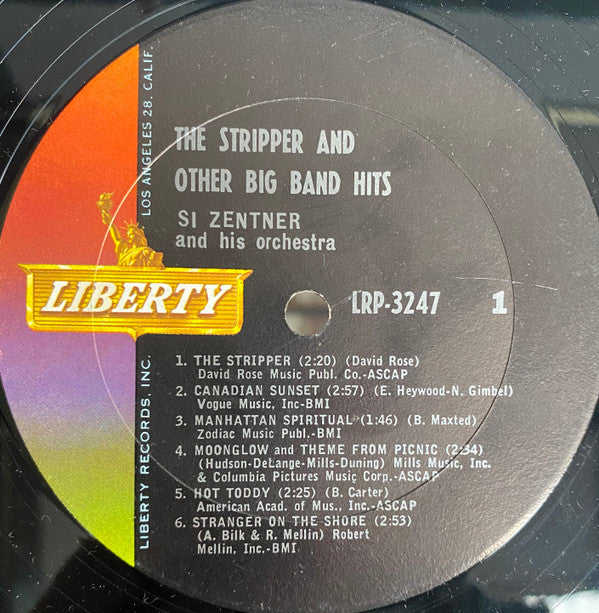 Si Zentner And His Orchestra : The Stripper And Other Big Band Hits (LP, Album, Mono)