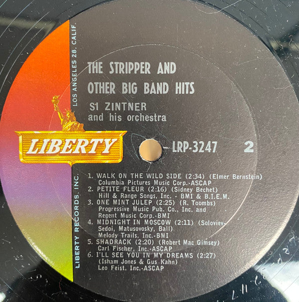 Si Zentner And His Orchestra : The Stripper And Other Big Band Hits (LP, Album, Mono)