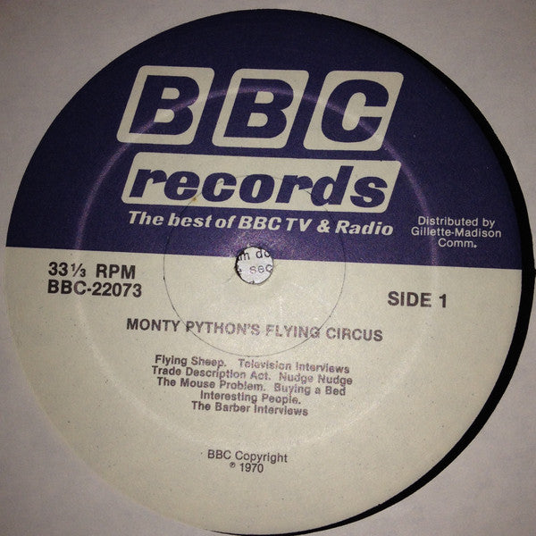 Monty Python : Monty Python's Flying Circus (LP, RE)