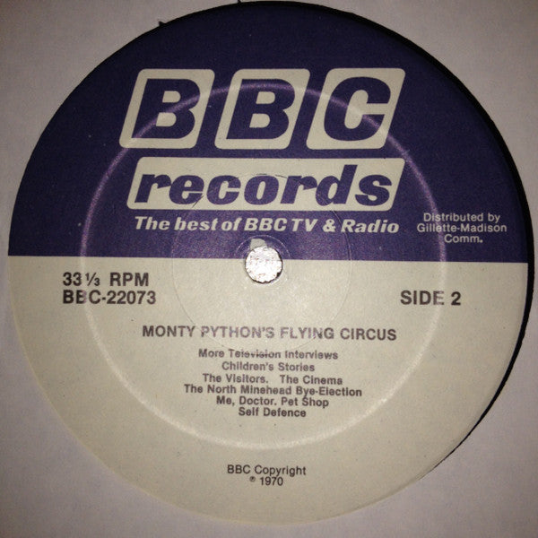 Monty Python : Monty Python's Flying Circus (LP, RE)