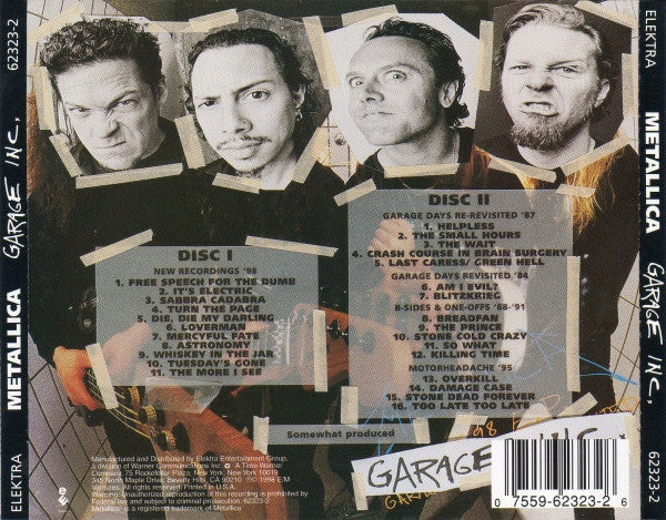 Metallica : Garage Inc. (CD, Album, Edi + CD, Comp, Edi)