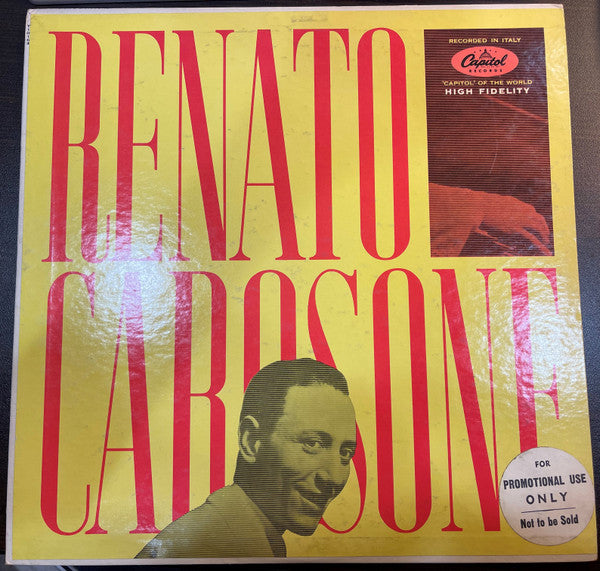 Renato Carosone : Renato Carosone (LP, Album, Promo)