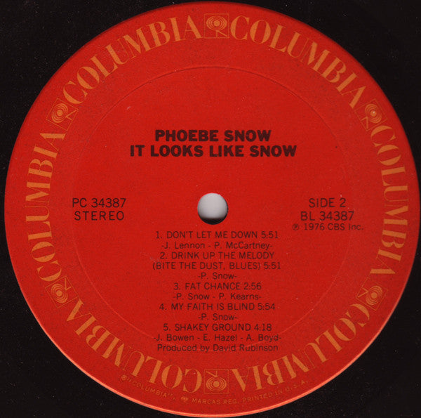 Phoebe Snow : It Looks Like Snow (LP, Album)