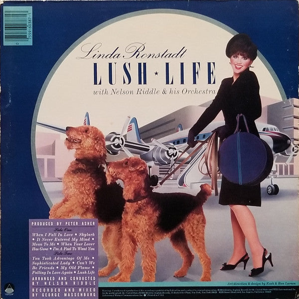 Linda Ronstadt With Nelson Riddle & His Orchestra* : Lush Life (LP, Album, Spe)