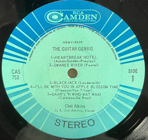 Chet Atkins : The Guitar Genius (LP, Album, Roc)