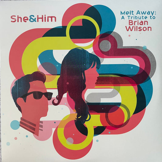 She & Him : Melt Away: A Tribute to Brian Wilson (LP, Album, Yel)