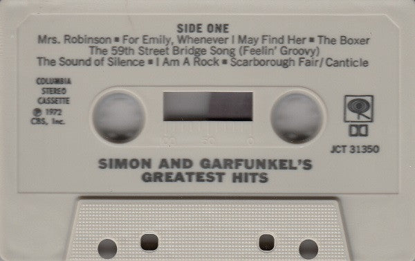 Simon & Garfunkel : Simon And Garfunkel's Greatest Hits (Cass, Comp, RE, Bei)