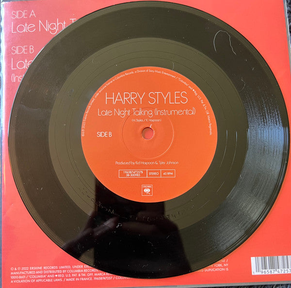 Harry Styles : Late Night Talking  (7", Single)