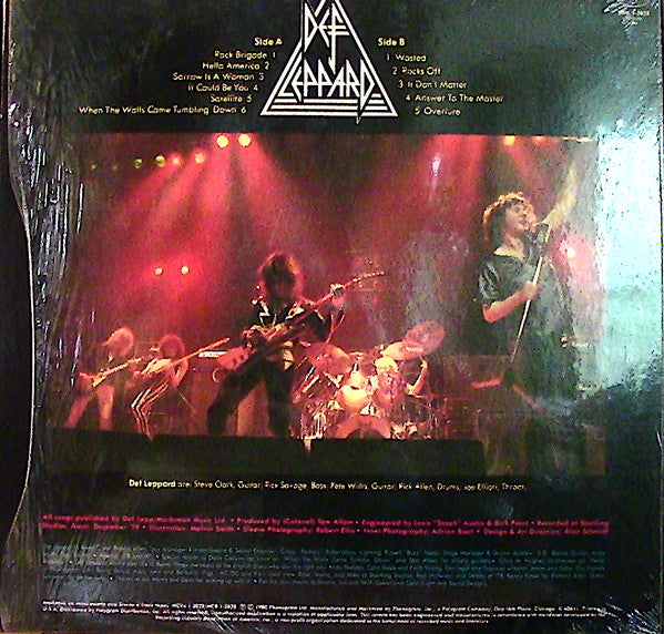 Def Leppard : On Through The Night (LP, Album, Pre)