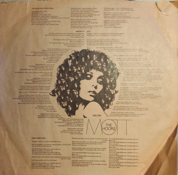 Mott The Hoople : The Hoople (LP, Album, Pit)