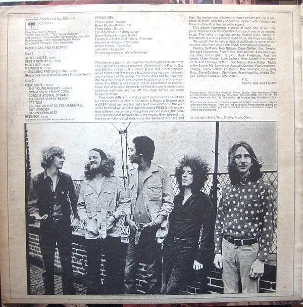 Pacific Gas And Electric* : Pacific Gas And Electric (LP, Album, Ter)