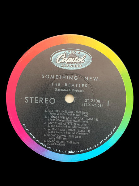 The Beatles : Something New (LP, Album, Scr)