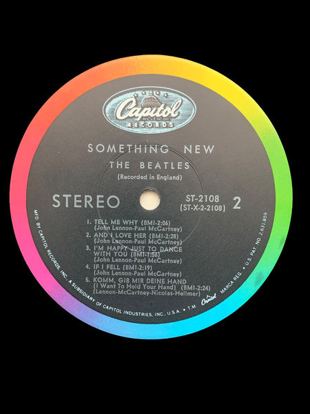 The Beatles : Something New (LP, Album, Scr)