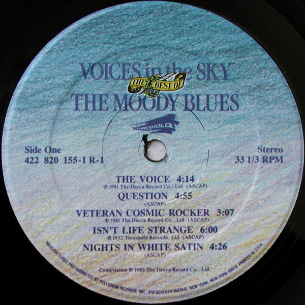 The Moody Blues : Voices In The Sky (The Best Of The Moody Blues) (LP, Comp)