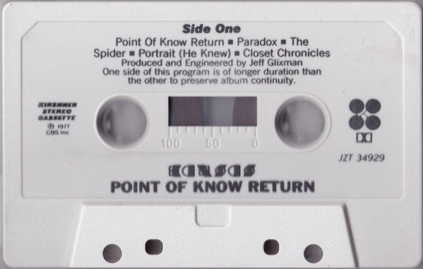 Kansas (2) : Point Of Know Return (Cass, Album, RE)