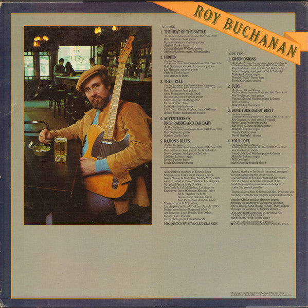 Roy Buchanan : Loading Zone (LP, Album, Pre)