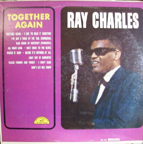 Ray Charles : Together Again (LP, Album, Mono, Club, RE)