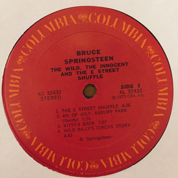 Bruce Springsteen : The Wild, The Innocent & The E Street Shuffle (LP, Album)