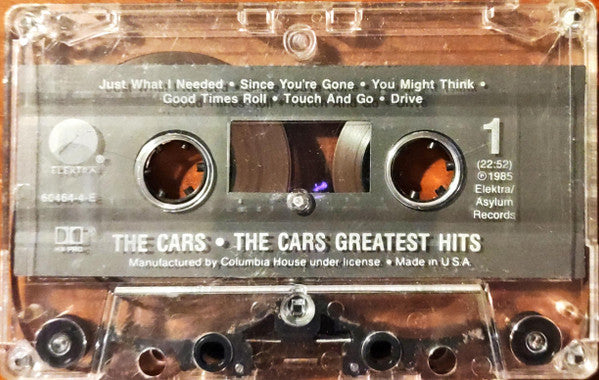 The Cars : The Cars Greatest Hits (Cass, Comp, Club, Cle)