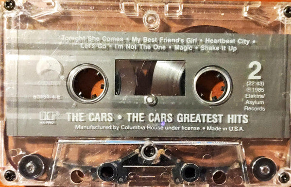 The Cars : The Cars Greatest Hits (Cass, Comp, Club, Cle)