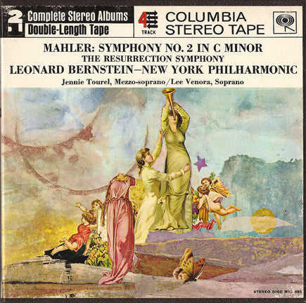 Mahler*, Leonard Bernstein, New York Philharmonic, Jennie Tourel, Lee Venora : Symphony No. 2 In C Minor (The Resurrection Symphony) (Reel, 4tr Stereo, 7" Reel)