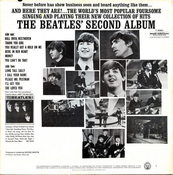 The Beatles : The Beatles' Second Album (LP, Album, Mono, 1st)