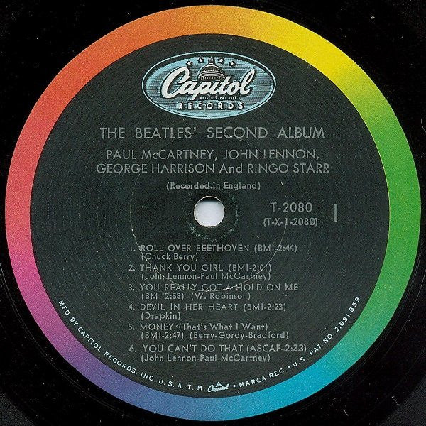 The Beatles : The Beatles' Second Album (LP, Album, Mono, 1st)